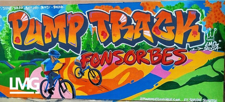 photo atelier de graffiti avec des jeunes collégiens