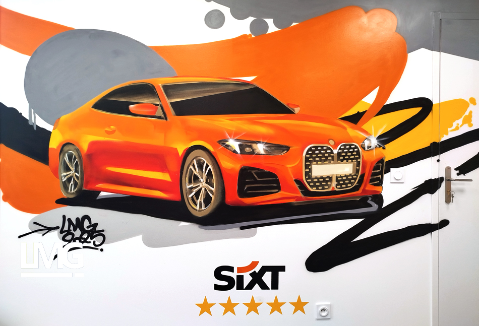 photo graffiti sur avion aéroport toulouse blagnac streetart par BABE et SHEE Le Mouvement Graphique